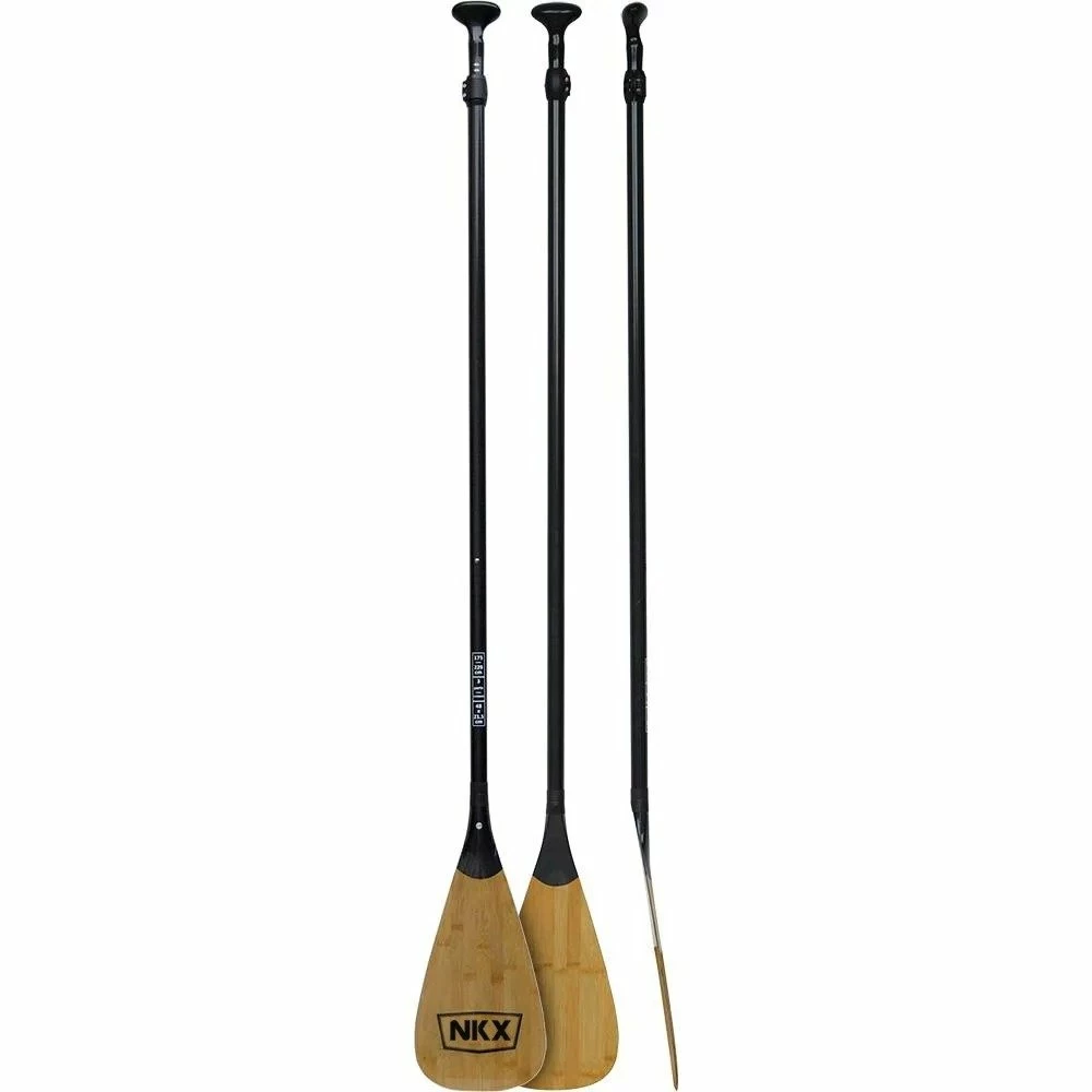 NKX Dream Bamboo/Carbon SUP Paddle 3-Piece 1 NKX Dream Bamboo/Carbon SUP Paddle 3-Piece